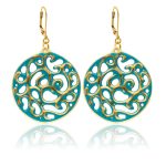 Aero Mint Green&Gold Earrings
