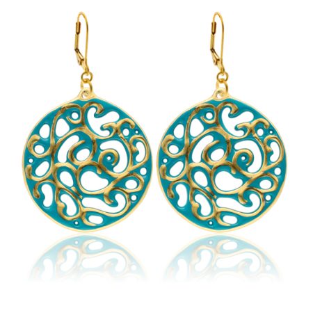 Aero Mint Green&Gold Earrings