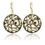 Aero Black&Gold Earrings