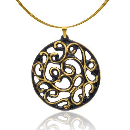 Aero Black&Gold Pendant (60 mm)