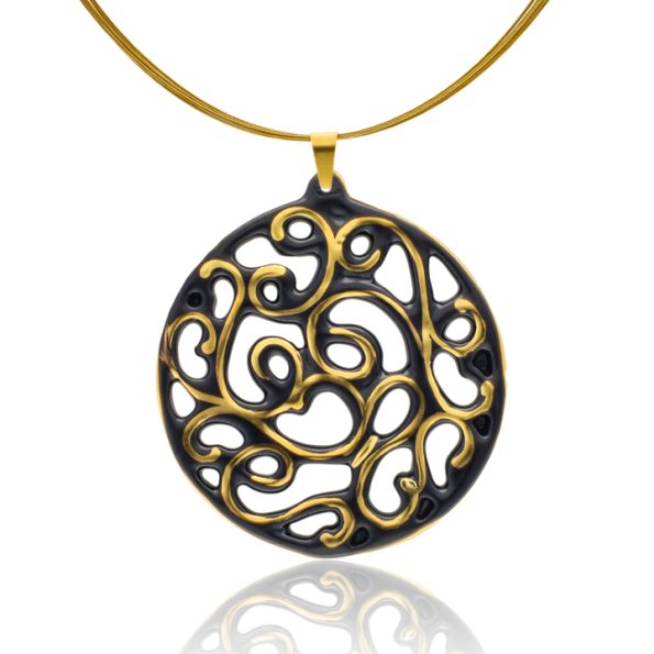 Aero Black&Gold Pendant (60 mm)