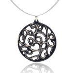Aero Black&Platinum Pendant (60 mm)