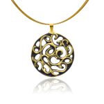 Aero Black&Gold Pendant (40 mm)