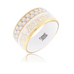Luxury Baroque White&Gold Bracelet