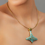 Art Nouveau Riga Mint-Green Pendant