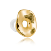 Gold Plated Fine Porcelain Ring