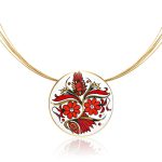 Paloc Red  Pendant (Rotund)
