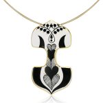 Sárközi White&Black Double Pendant