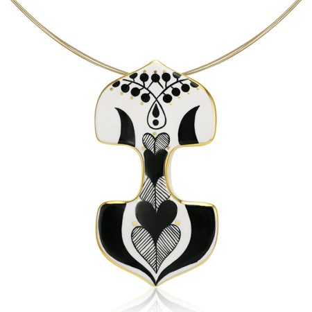 Sárközi White&Black Double Pendant