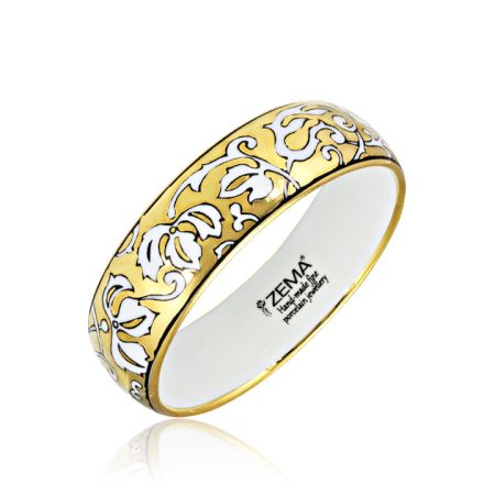 Baroque Gold Grape Leaf  Bracelet
