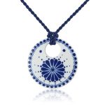 Blue Dotted Pendant