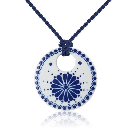 Blue Dotted Pendant