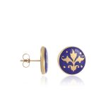 Baroque Blue  Earrings