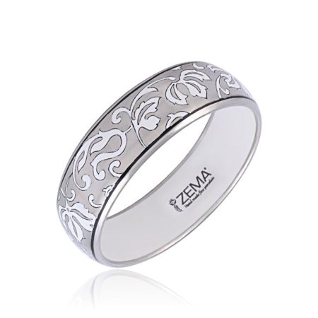 Baroque Platinum Grape Leaf  Bracelet