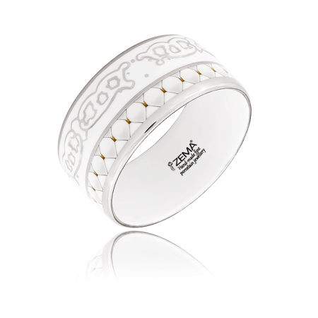 Luxury Baroque White&Platinum Bracelet
