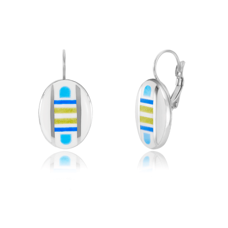 Ancient Power Hun Leverback Earrings