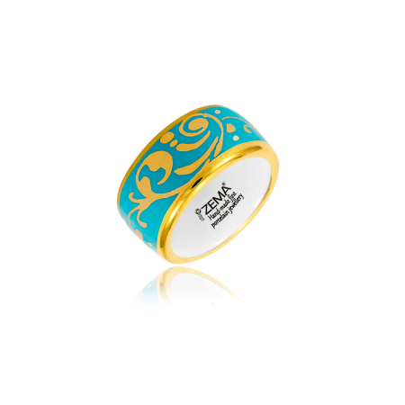 Baroque Mint-green  Ring