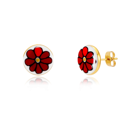 Paloc Red  Earrings
