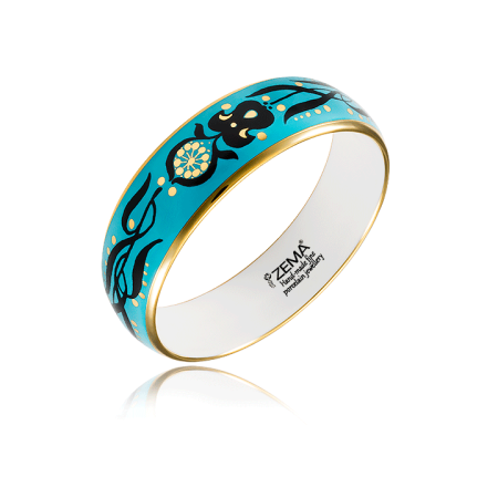 Infinity Mint-green Wide Bracelet