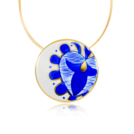 Sárközi Blue Pendant (Large)
