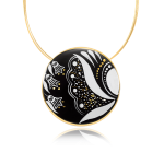 Sárközi Black Pendant (Large)