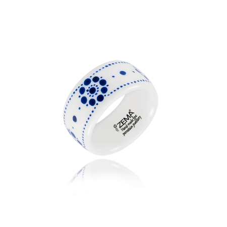 Blue Dotted Ring