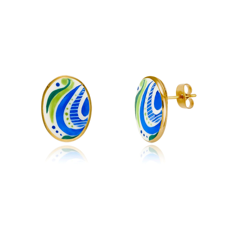 Paloc Blue-Green Earrings