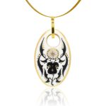 Infinity Oval Pendant