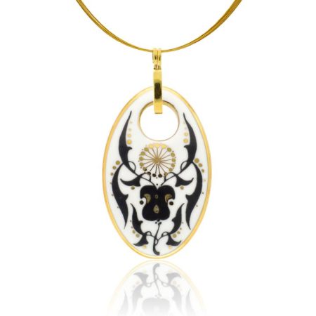 Infinity Oval Pendant