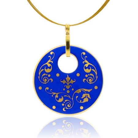 Baroque Blue  Pendant