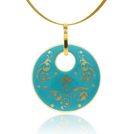 Baroque Mint-green  Pendant