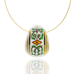 Green Empire Pendant Oval (Large)