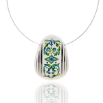 Blue Empire Pendant Oval (Large)