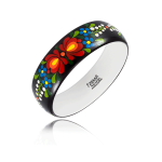 Black Matyo Wide Bracelet