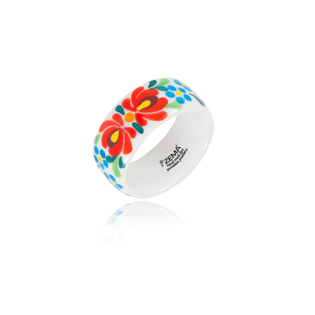 White Matyo Ring